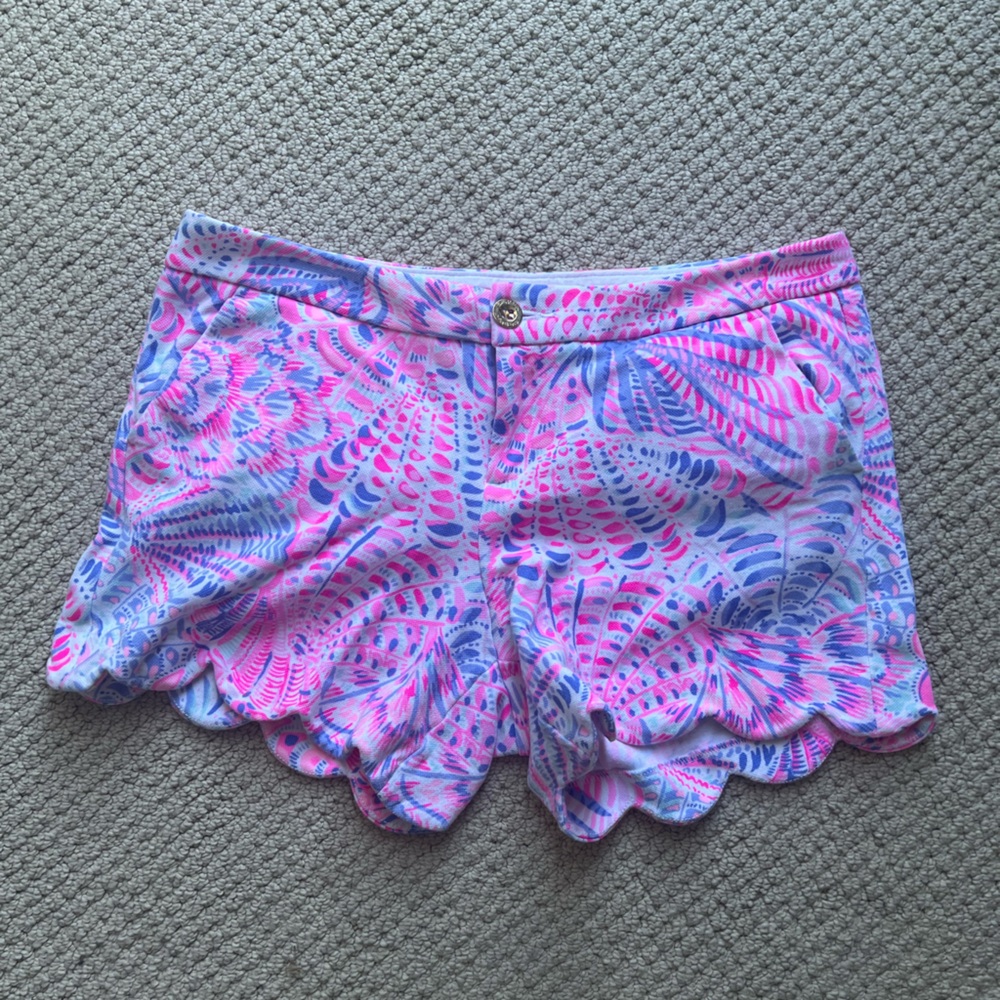 Lilly Pulitzer Scalloped Edge Shorts